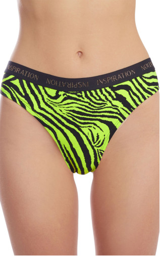Panties with a mid-waistline  Green