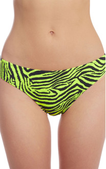 Panties with a mid-waistline Green