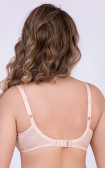 Buy Balconette Perfect Shape Lace Trim Bra Dark Pink. Milavitsa.