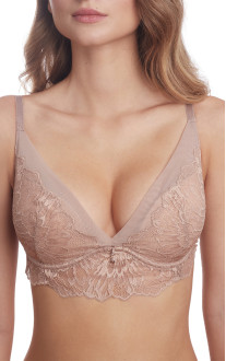 Push-up bra with molded cups Beige. Milavitsa.