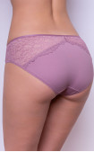 Buy Panty Slip Middle waist  with lace inserts on the front and back Pink. Milavitsa.