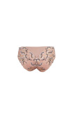 Buy Panty Slip Middle waist  with lace inserts on the front and back Chocolate. Milavitsa.
