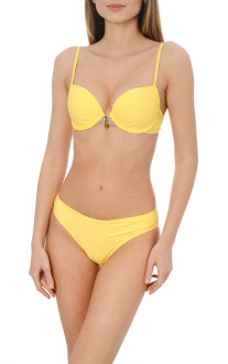 Push-Up Perfect Shape Bras Molded cup on the frame Yellow. Milavitsa.