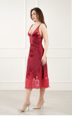 Buy Women's Nightdress. Komilfo Burgundy