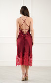 Buy Women's Nightdress. Komilfo Burgundy
