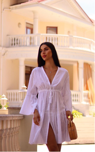 Cotton Dress Faro. Komilfo White