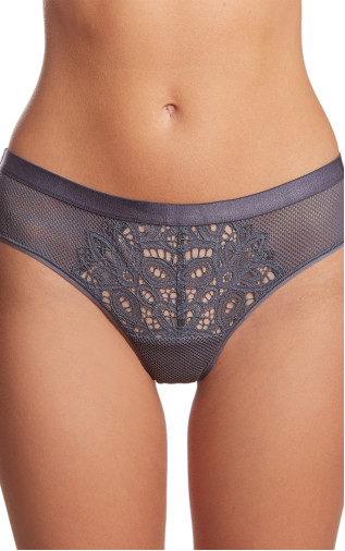 Panty Brief with Mid-waist Milavitsa Grey