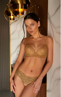 Lace Push-Up Bra Alisee Gold