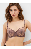 Buy Balconette bra semi-duplicated cup. Milavitsa. Dark Pink