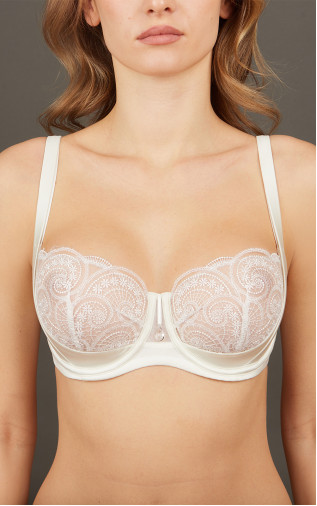 Balconette Bra Soft cup. Alisee. Champange Hover
