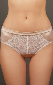 Panty Culotte with Mid-waist. Alisee. Champange