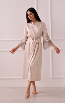 Robe long Begonia. Komilfo Beige