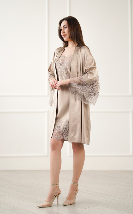 Buy Robe Tourmaline Komilfo Taupe