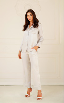 Suit Jaket Pants Crown Komilfo Grey