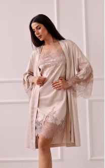 Robe short Begonia. Komilfo Beige