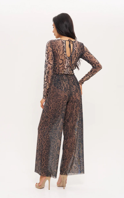 Buy Transparent wide-leg pants Alayaswim Snake