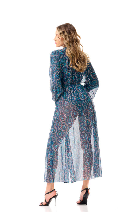 Buy Tan Through Beach Robe Alayaswim Mosaic