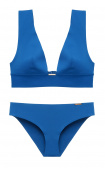 Buy Swimming Suit. Seamless swimwear with biflex fabric Blue. Anabel Arto.