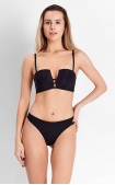 Buy Balconette Bra with molded square cup for girls with small and medium breast size Black. Anabel Arto.