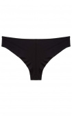 Buy Panties brazilian with microfiber low waistline and medium side height Black. Anabel Arto.
