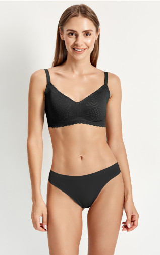 Set of seamless underwear for every day Black. Anabel Arto.