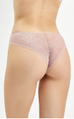 Buy Brazilian panties made of lace Pink. Anabel Arto.