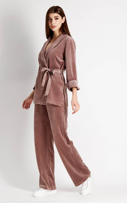 Buy Women's set (blouse and pants) Dark Pink. Anabel Arto.