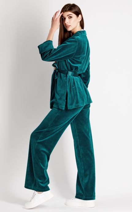 Buy Women's set (blouse and pants) Green. Anabel Arto.