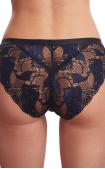 Buy Panty Slip Middle waist with Lace Black. Milavitsa.
