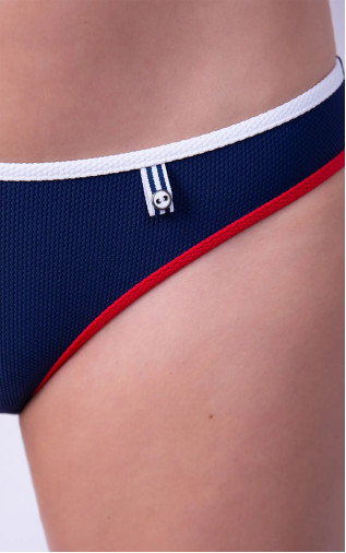 Panties with a mid-waistline Blue. Milavitsa. Hover