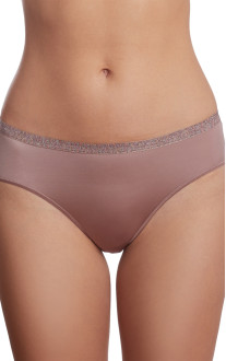 Panty Slip with Mid-waist Dark Pink. Milavitsa.