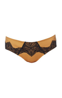 Panty Slip with Mid-waist Gold. Alisee.