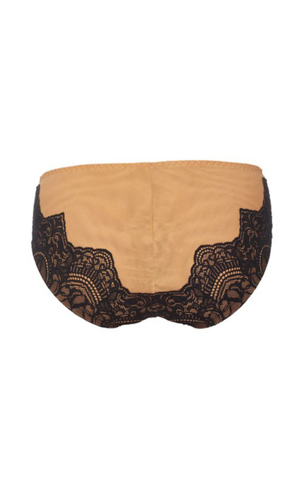 Buy Panty Slip with Mid-waist Gold. Alisee.