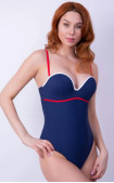 Buy One-piece swimsuit with Molded cups on the frame Red