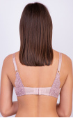 Buy Molded cup bra. Lace Wing Perfect Shape  Pink. Milavitsa.