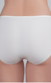 Buy Panty Slip High waistline with lace inserts on the front White. Milavitsa. 