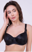 Buy Bathing bra on frames, with a soft cup Black. Milavitsa.