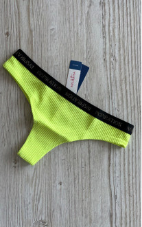 Panties with a mid-waistline Green